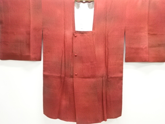 ふくれ織　暈し道行コート